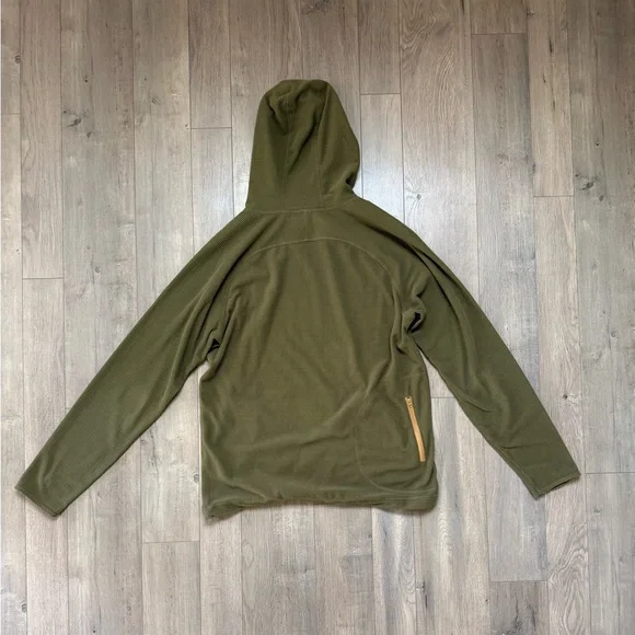 Howler Brothers Olive Green Hooded Men's Pullover - Picture 6 of 9